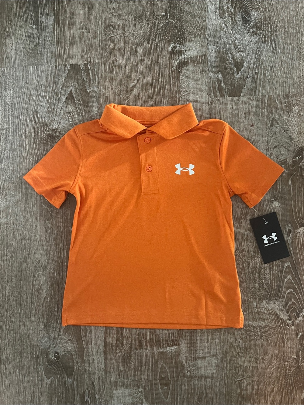 Under Armour NWT Orange Quick Dry Golf Polo size 4 - Picture 4 of 7